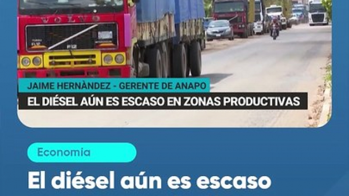 El diésel aún es escaso en zonas productivas