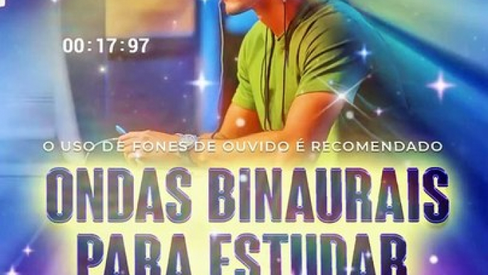 Ondas Binaurais para Estudar 12 hz Foco e Memória + Música 528 Hz + Sons Isocrônicos + Ruídos 8D