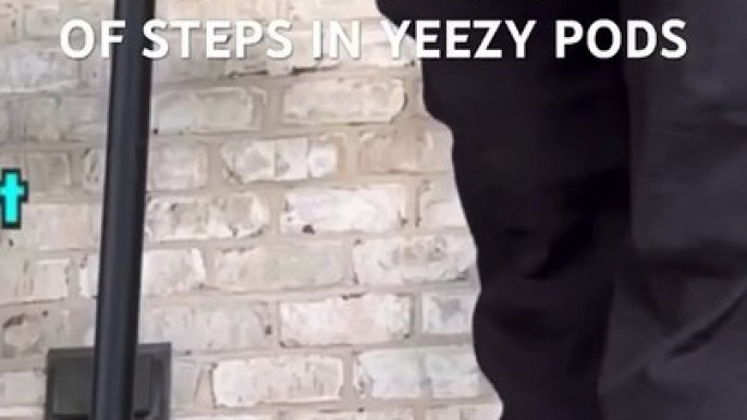 Jumping a Flight of Steps in Yeezy Pods #yeezy #sneakerhead #shoes