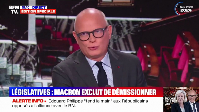 L'ancien Premier Ministre, Edouard Philippe tacle Emmanuel Macron : "Il n'est pas complètement sain que le président de la République fasse une campagne pour les élections législatives"