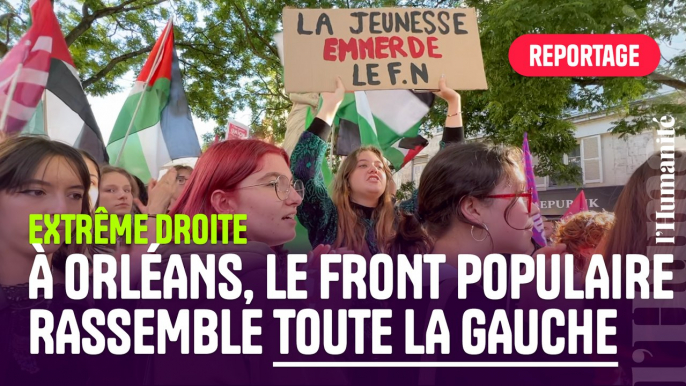 Front populaire : à Orléans, plus d'un millier de personnes rejettent l'extrême droite