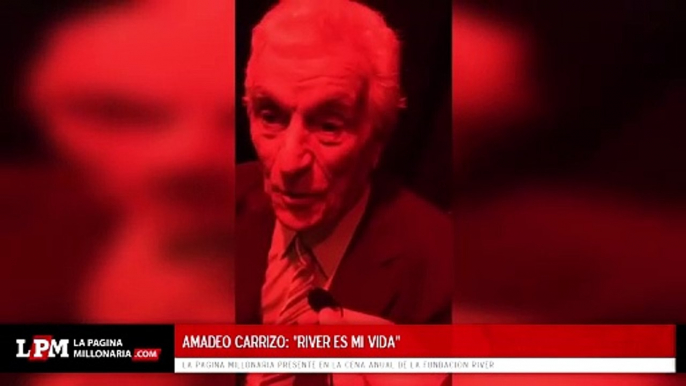 Amadeo Carrizo: River es mi vida