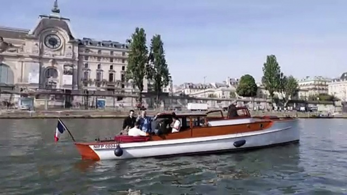 JO-2024: des bateaux-taxis sur la Seine entre le Louvre et la tour Eiffel