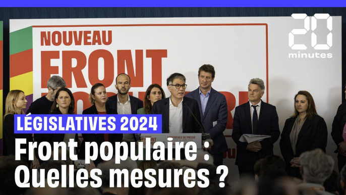 Elections législatives 2024 : Quelles sont les mesures du nouveau Front populaire ? #shorts