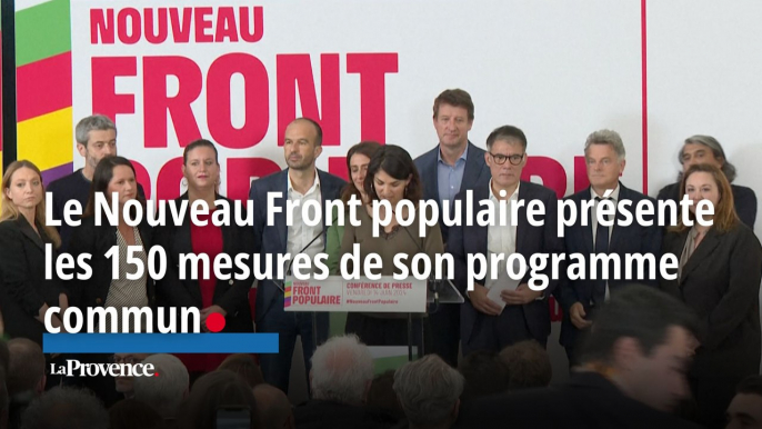 Le Nouveau Front populaire présente les 150 mesures de son programme commun