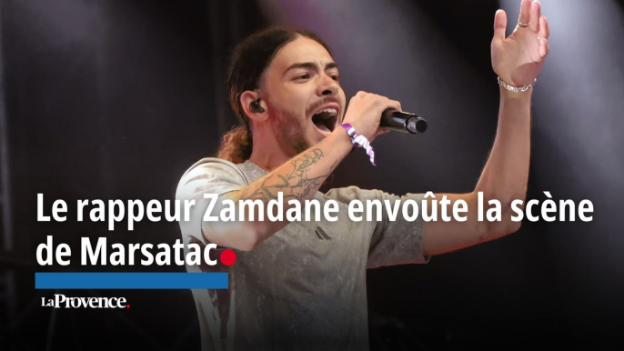 Le rappeur Zamdane envoûte la scène de Marsatac