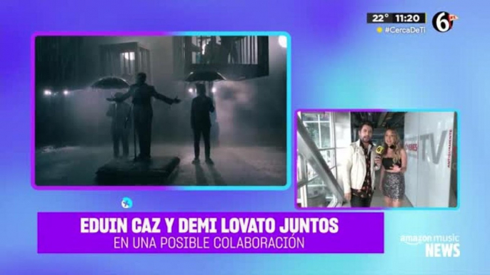 Eduin Caz y Demi Lovato podrían lanzar colaboración juntos