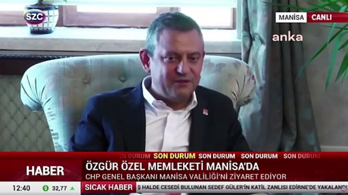 Özgür Özel Manisa Valiliğini ziyaret etti