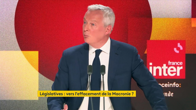 Bruno Le Maire dénonce un nouveau clivage "extrême gauche / extrême droite"