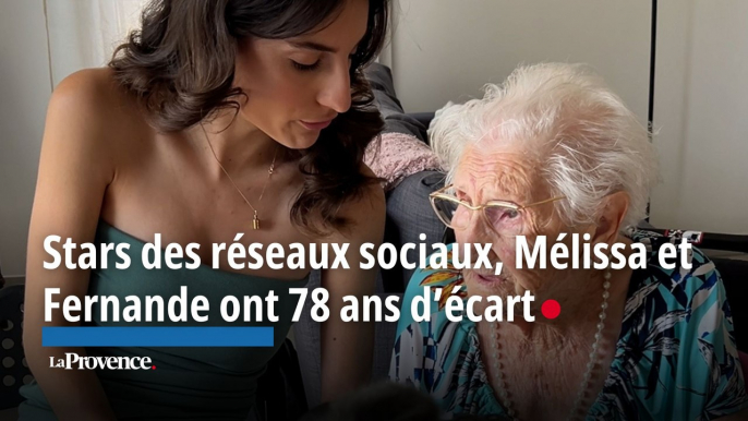 Stars des réseaux sociaux, Mélissa et Fernande ont 78 ans d'écart