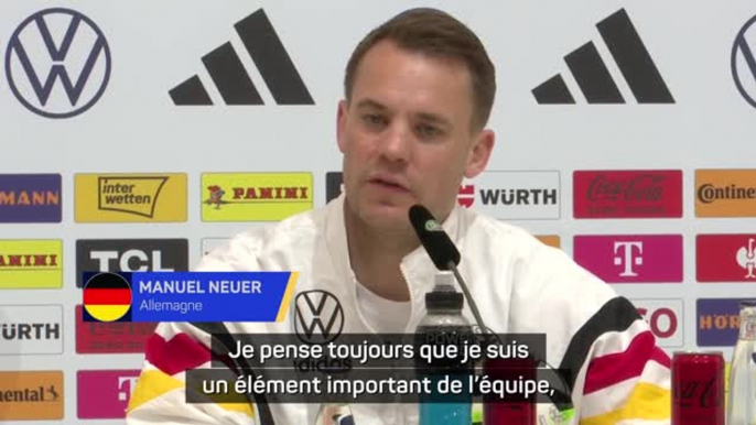 Allemagne - Neuer : "Je pense toujours que je suis un élément important de l'équipe"