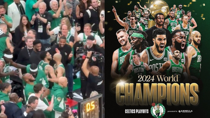 Boston Celtics son campeones de la NBA al imponerse en 5 juegos a Dallas Mavericks