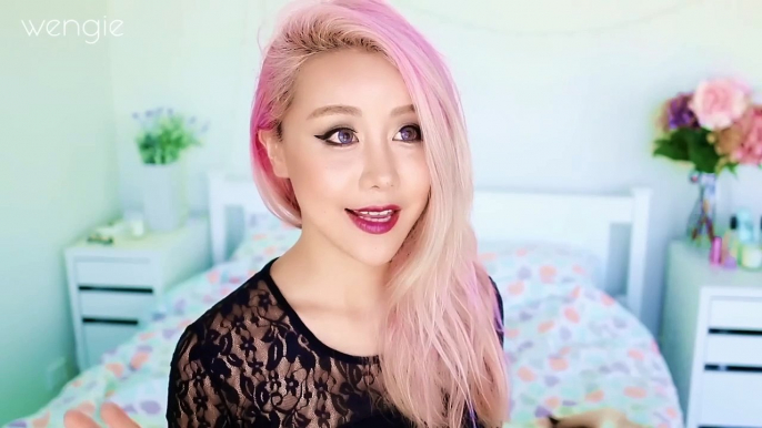 How to do Winged Eyeliner for Hooded Eyes Tutorial ♥ Cat Liner ♥ Wengie