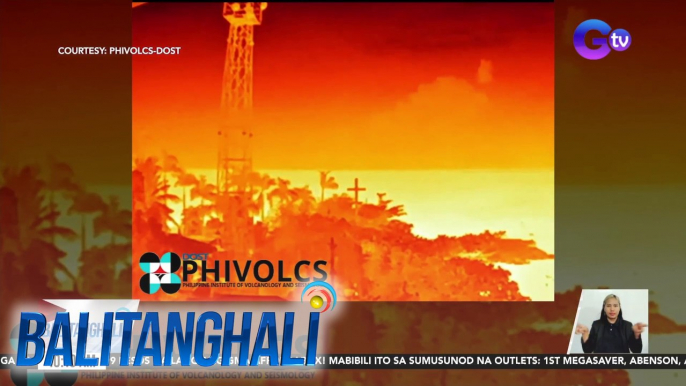 PHIVOLCS - Taal Volcano, nakapagtala ng weak phreatic eruption kagabi | Balitanghali