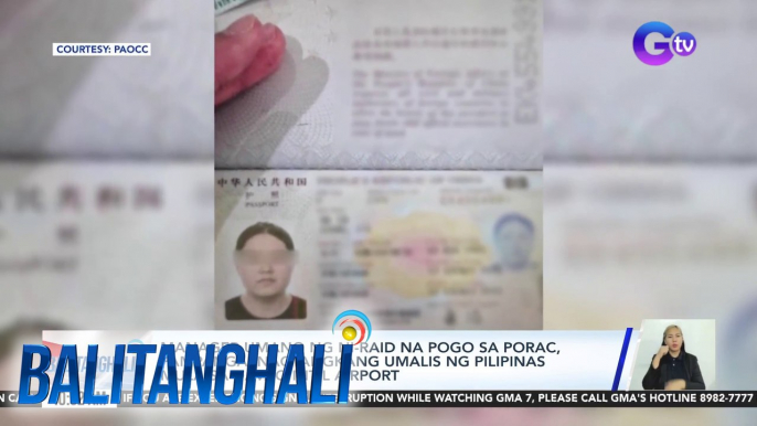 Manager umano ng ni-raid na POGO sa Porac, Pampanga, nagtangkang umalis sa Pilipinas mula sa Davao Int'l Airport | Balitanghali