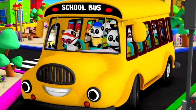 Wheels On The Bus by Baby Bao Panda and Preschool Song for Kids