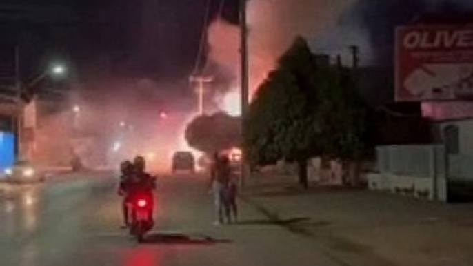 Barraca clandestina de fogos de artifício explode em cidade da BA