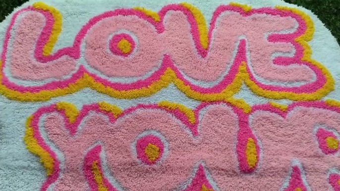 love your body rugs customized Hand Tufted Rug