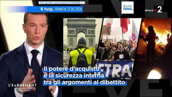 Francia, il dibattito televisivo tra i candidati alle prossime elezioni parlamentari