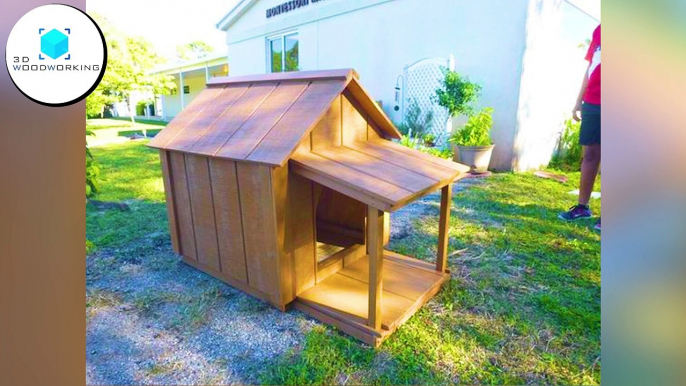 30 Woodworking Dog House Ideas | 30 Woodworking Dog Houses DIY Projects