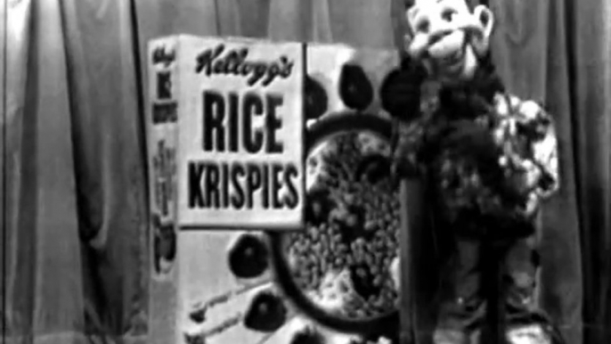 1952 Kellogg's Rice Krispies TV commercial - Howdy Doody