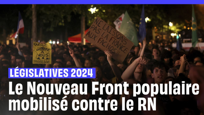 Législatives 2024 : Le Nouveau Front populaire mobilisé place de la République à Paris, contre le RN