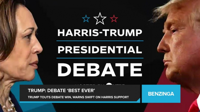 Trump Claims Win Against Debate with Kamala Harris, Calling It His 'Best Ever,' Says Taylor Swift Will ‘Pay the Price’ For Harris Endorsement