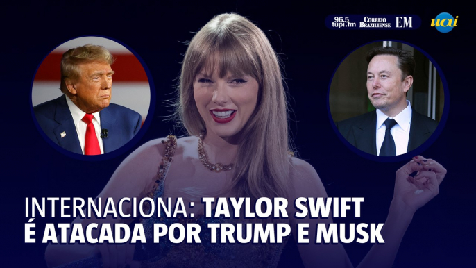 Taylor Swift é atacada por Trump e Elon Musk