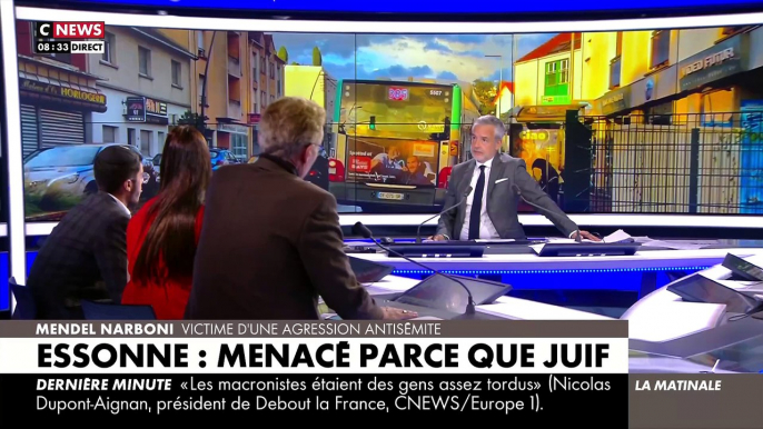 Antisémitisme - Menacé et frappé dans un bus parce qu’il portait une kippa, Mendel témoigne sur CNews: "Ils voulaient me tabasser" - VIDEO