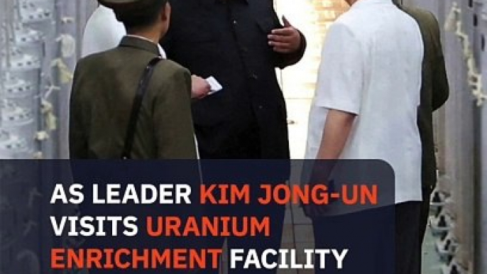 North Korea shows first photos of banned uranium enrichment site