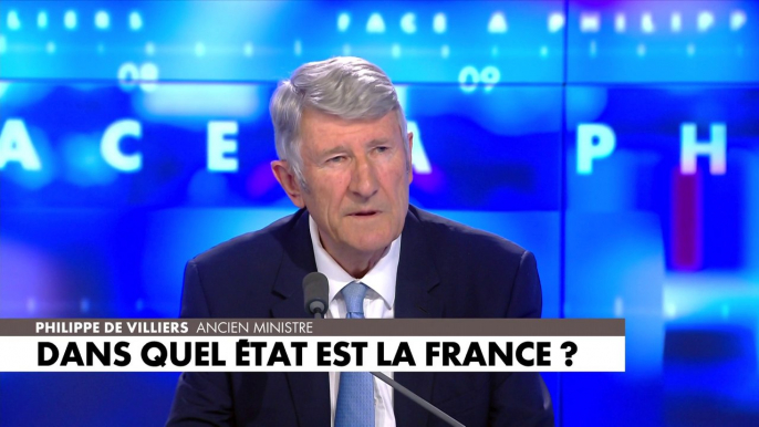 Philippe de Villiers : «Le pays est dans un triste état»