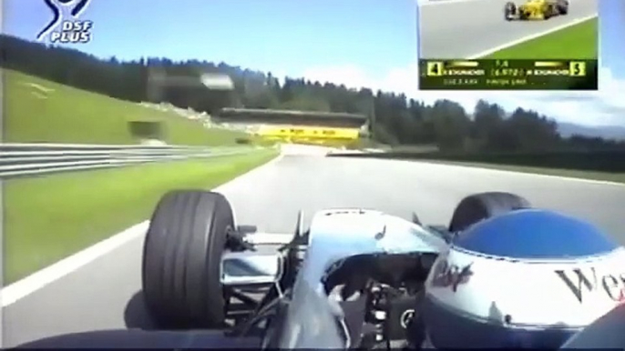 F1 – Mika Häkkinen (McLaren Mercedes V10) Onboard – Austria 1998