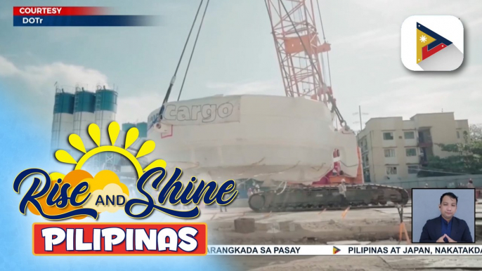 2 tunnel boring machine para sa Metro Manila Subway Project, darating bago matapos ang taon