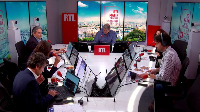 RTL MATIN - Spéciale Législatives du 1er juillet 2024 : analyse des résultats du 1er tour avec Jean-Pierre Raffarin, Isabelle Saporta et Robert Ménard