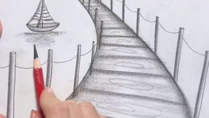 Easy make Pencil drawing #pencildraw #pencilart #drawing #reel #viral #trending #short