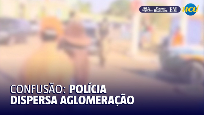 Aglomeração após cavalgada termina com intervenção da PM e confronto