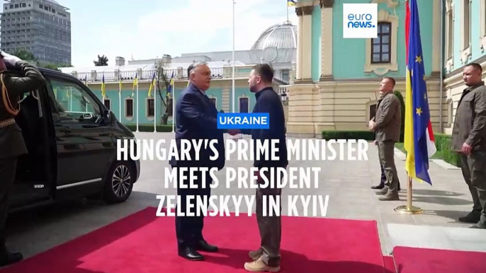 Hungary's Orbán makes first trip to Kyiv since Russia's full-scale invasion