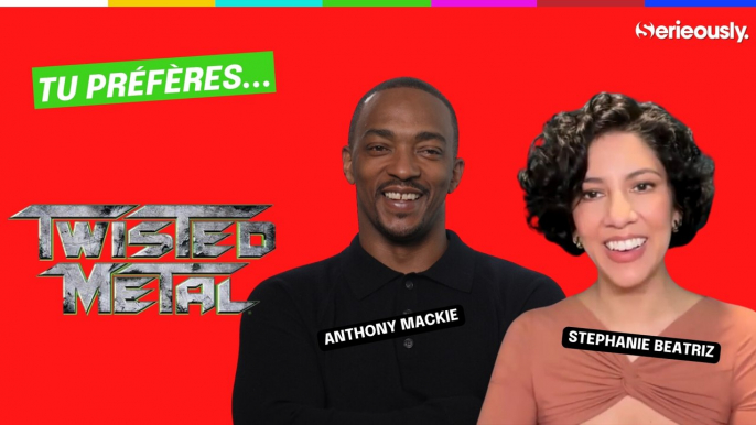 TWISTED METAL : Anthony Mackie et Stephanie Beatriz jouent à "Tu préfères"