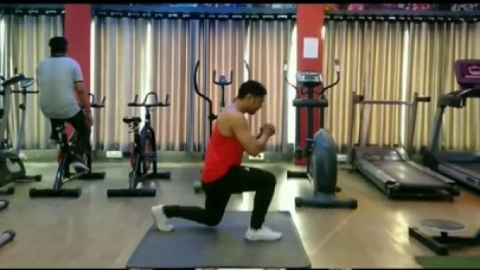 ❌ JUMPING LUNGES ✔️  How can I Build my LEGS Bigger at Home?  #heermlgangaputra #naturalbodybuilding #workout #exercise #fitness #gym #muscle #training