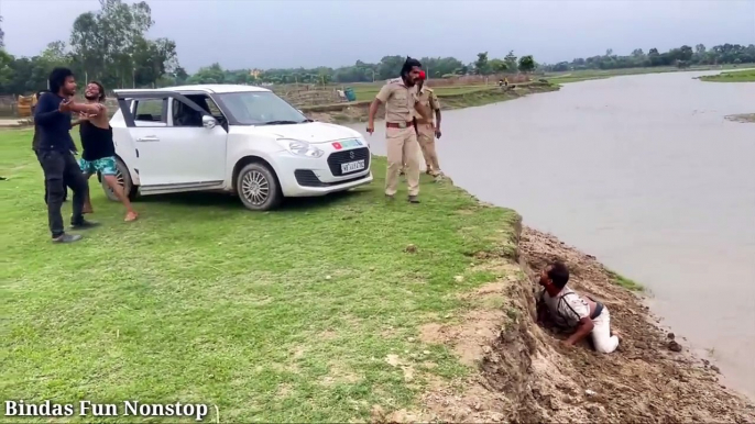 Must Watch Dangerous Police V_S Kaidi Part_2 Funny Cmedy Video __ By Bindas Fun Nonstop