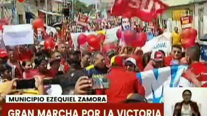 Monagas | Habitantes del mcpio. Ezequiel Zamora se movilizaron en Gran marcha por la Victoria