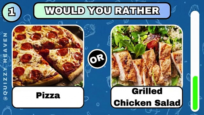 Would You Rather JUNK FOOD vs HEALTHY FOOD  Would You Rather - HARDEST Choices Ever!