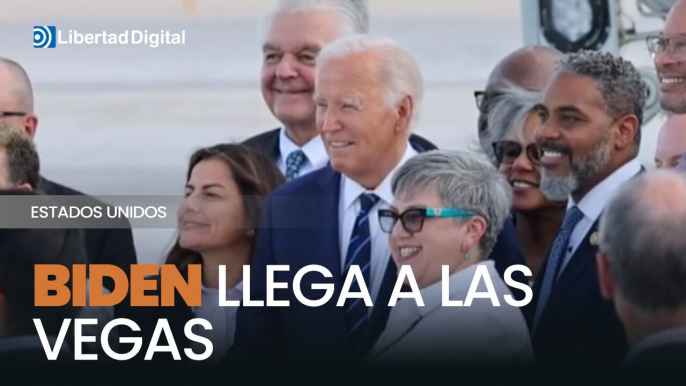 Biden llega en La Vegas para participar en varios actos de campaña