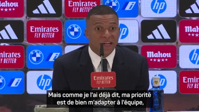 Real Madrid - Mbappé : "J'ai des objectifs, bien sûr, gagner la Ligue des champions, gagner la Liga"