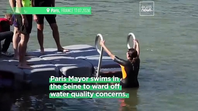 Paris Mayor swims in Seine river but will it really be clean enough to host Olympic events?