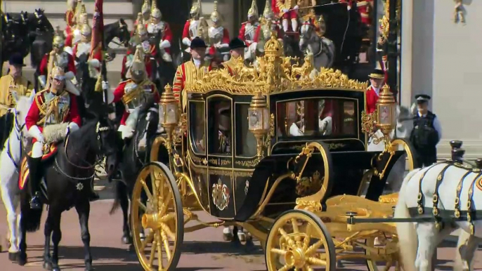 King and Queen travel to Parliament ahead of state opening