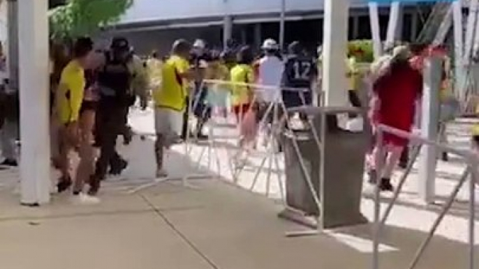 Esto pasó en el ingreso al Hard Rock Stadium para la Final de COPA AMÉRICA