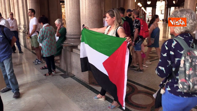 Il Presidente d'Israele Herzog contestato a Palazzo Chigi da manifestanti pro Palestina, le immagini