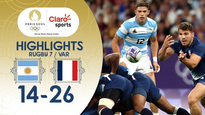 Argentina vs Francia (14-26) | Juegos Olímpicos 2024 París | Rugby, Fecha 4