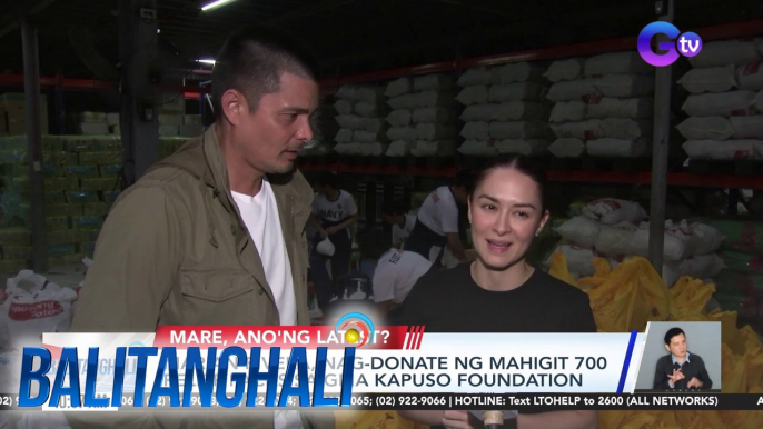 Marian Rivera, nag-donate ng mahigit 700 relief packs sa GMA Kapuso Foundation | Balitanghali